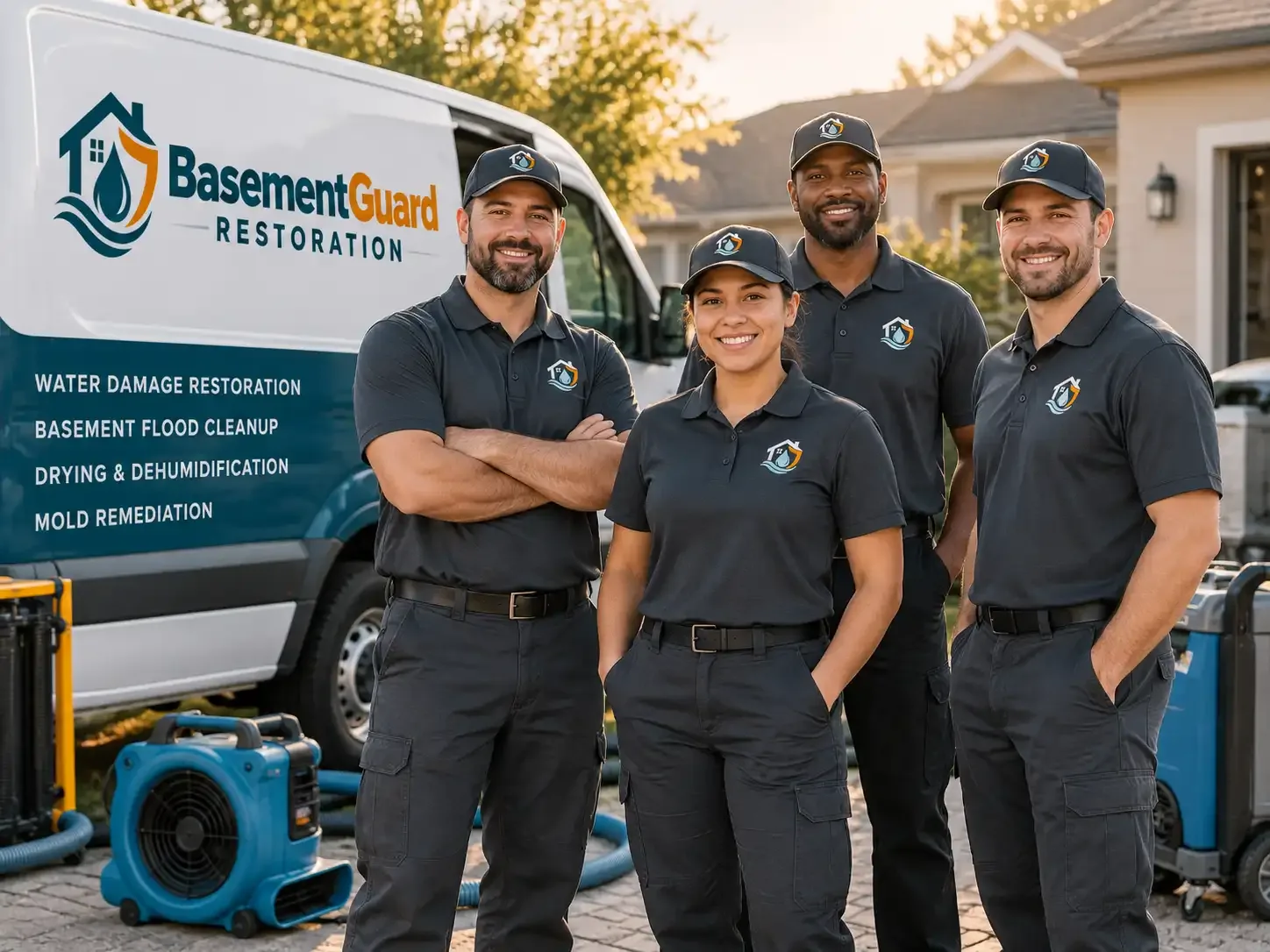 Basement Water Damage Restoration company in Dedham, IA